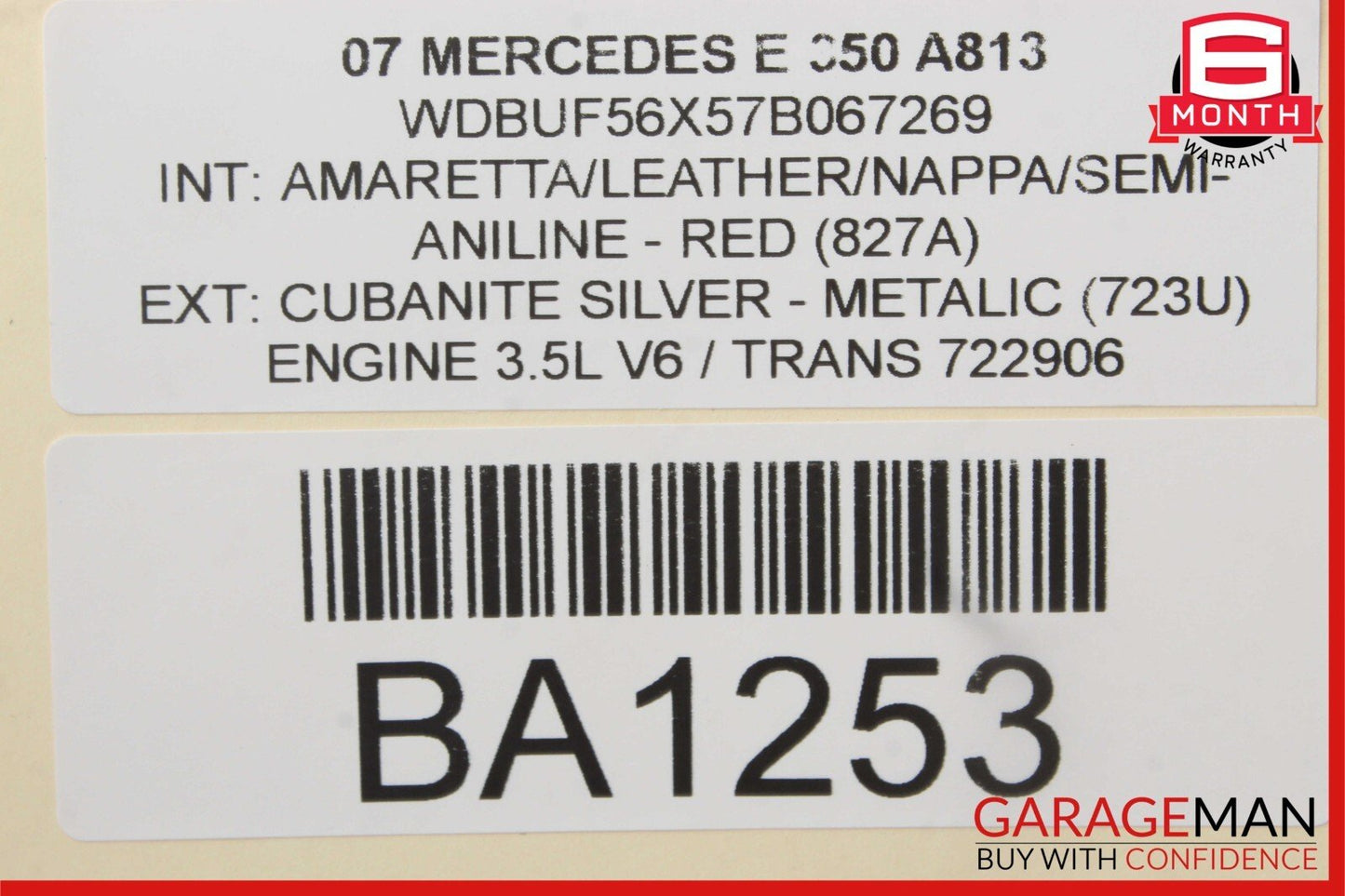 03-09 Mercedes W211 E350 E63 AMG Rear Left Driver Side Door Control Module Unit