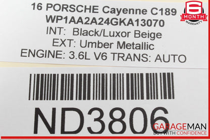 11-18 Porsche Cayenne 958 ECM Engine Computer Control Module Unit OEM