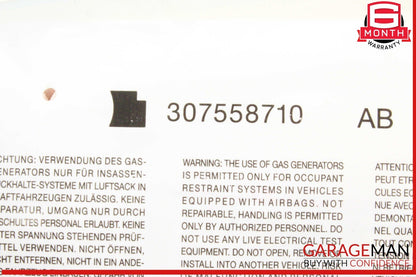 12-14 Mercedes W204 C250 CGI Front Right Passenger Side Dash Airbag Air Bag OEM
