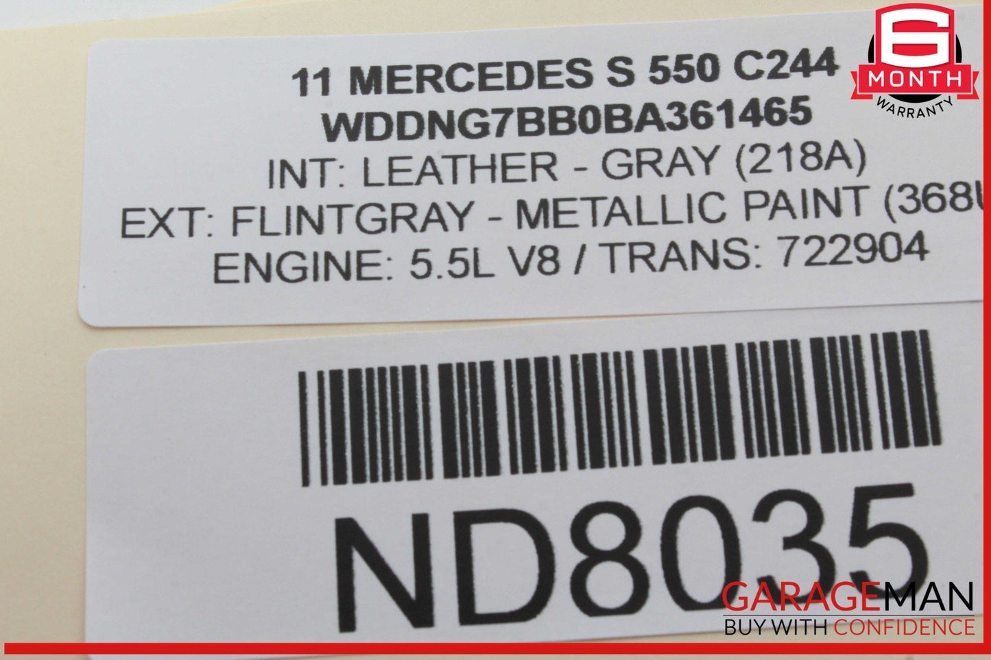 10-13 Mercedes W221 S550 S400 Park Assist Parktronic Sensor Module Control OEM