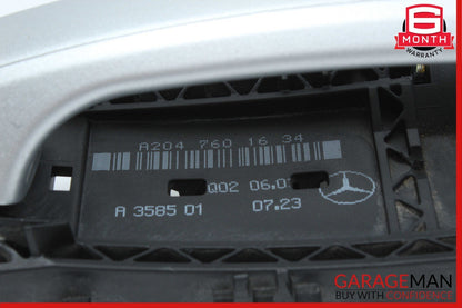 12-14 Mercedes W204 C250 Right Side Exterior Door Handle Keyless Go OEM