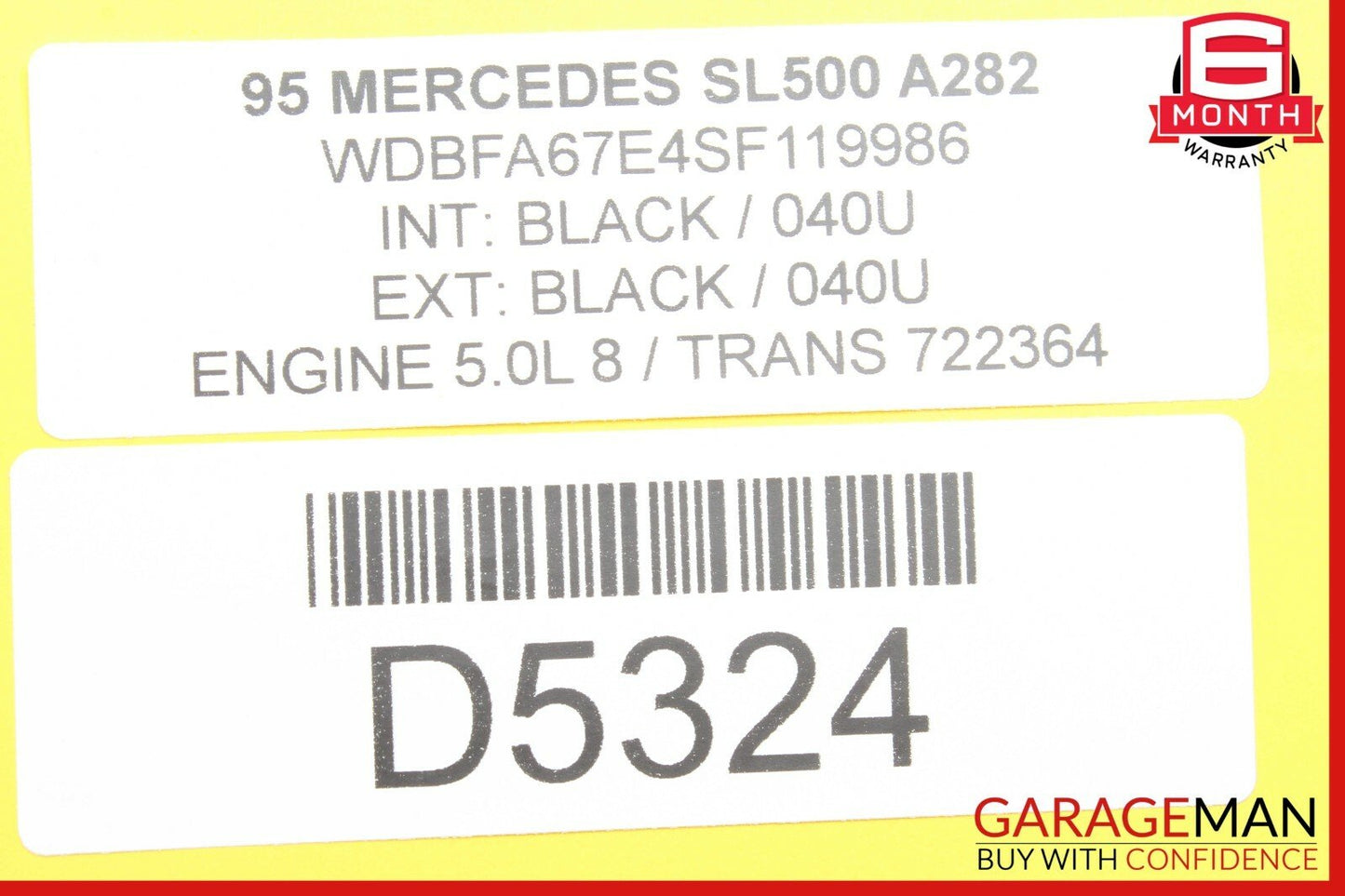 94-99 Mercedes R129 SL500 E500 S500 Diagnostic Control Module 0155452932 OEM