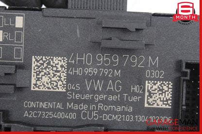 11-17 Porsche Cayenne 958 Front Right Passenger Side Door Control Module Unit