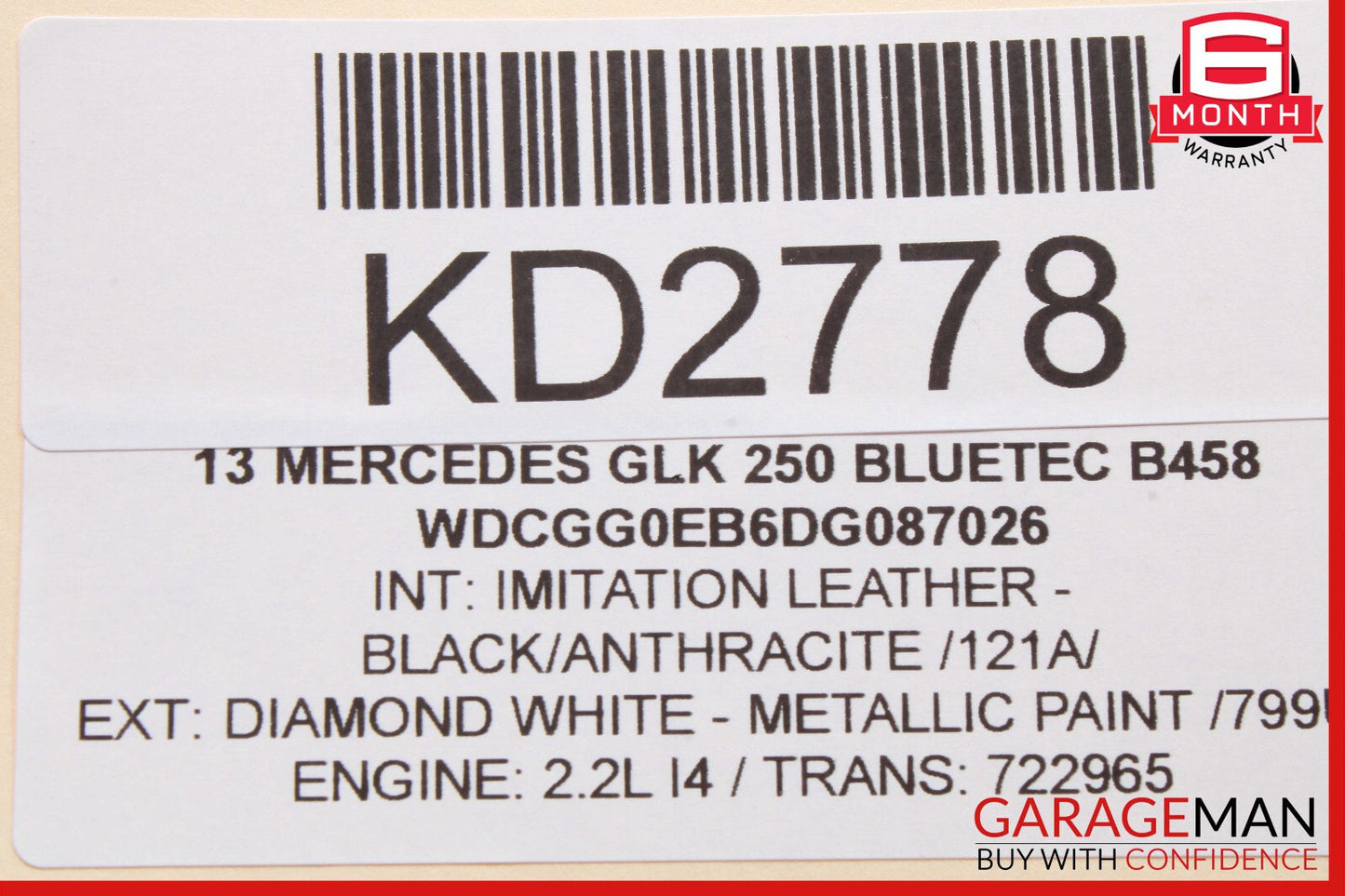 08-18 Mercedes X204 GLK250 C250 CLS550 Front Left Side Door Control Module OEM