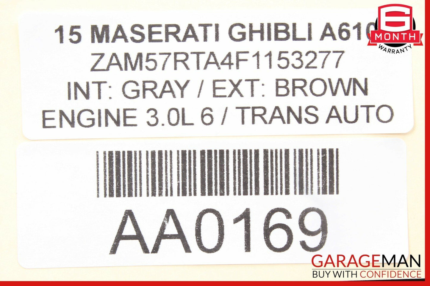 14-17 Maserati Ghibli Vacuum Canister Tank Reservoir Bottle OEM