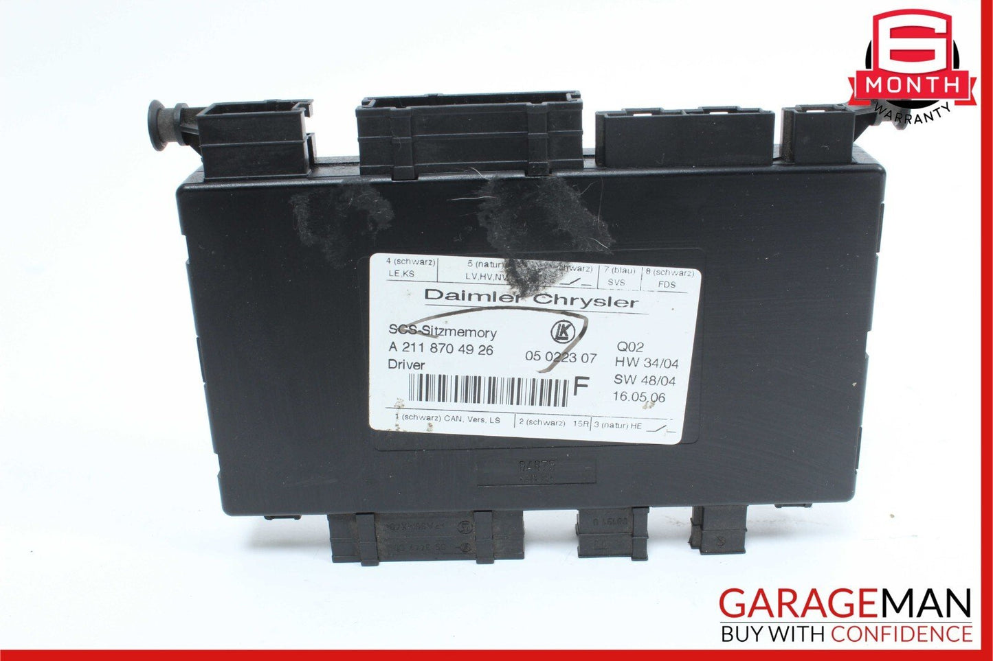 03-12 Mercedes X164 GL450 SLK350 Front Left Side Seat Control Module Unit OEM