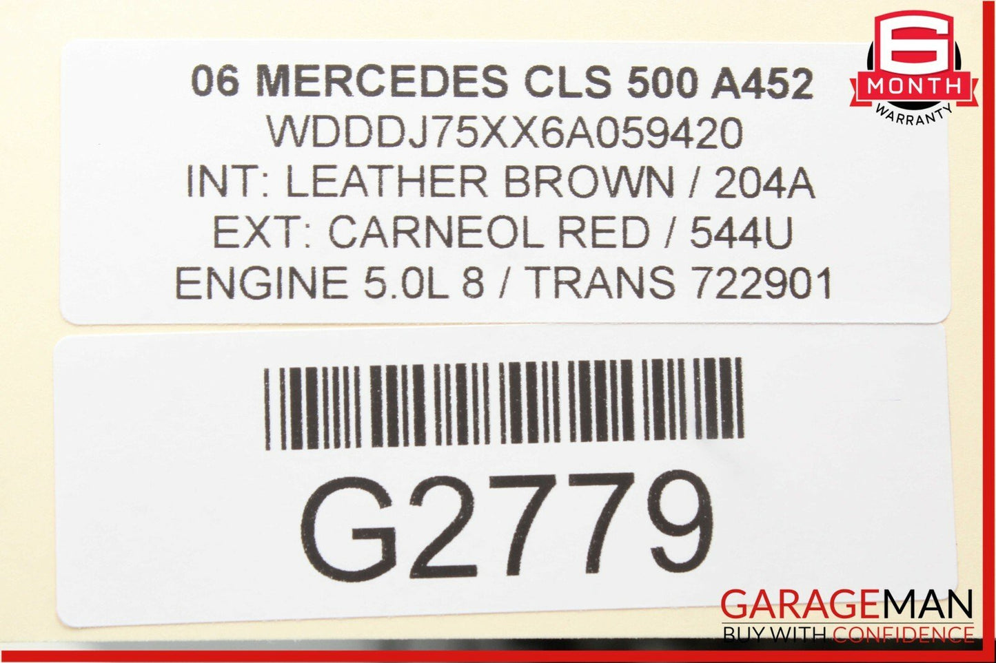 03-06 Mercedes CLS500 E500 Engine Coolant Radiator AC A/C Condenser Assembly OEM
