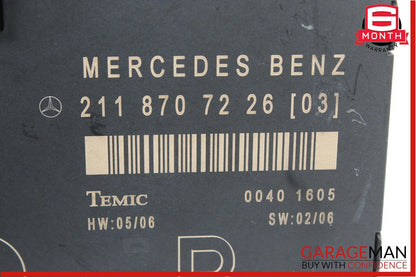03-09 Mercedes W211 E350 E550 Front Right Side Door Control Module Unit OEM