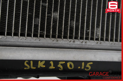12-15 Mercedes R172 SLK250 Engine Cooling Radiator AC Air A/C Condenser OEM