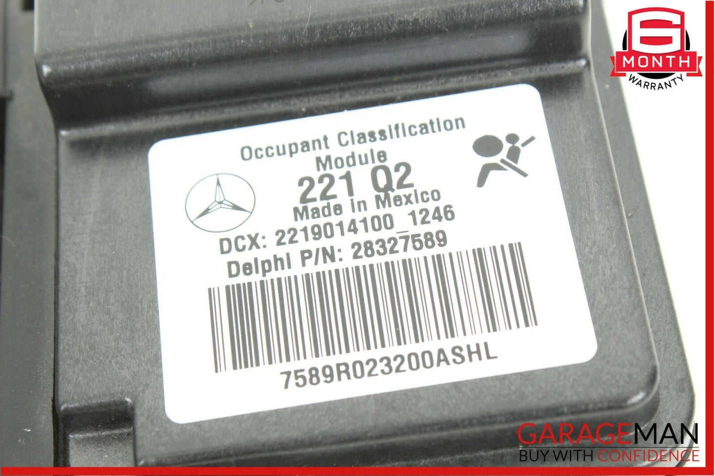 10-13 Mercedes W221 S550 S65 AMG Front Right Side Seat Occupant Sensor Module