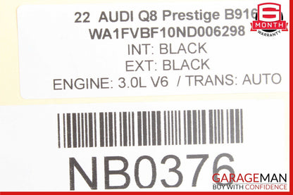 19-23 AUDI Q8 TAILGATE LIFTGATE BACK DOOR LOCK LATCH ACTUATOR MOTOR OEM