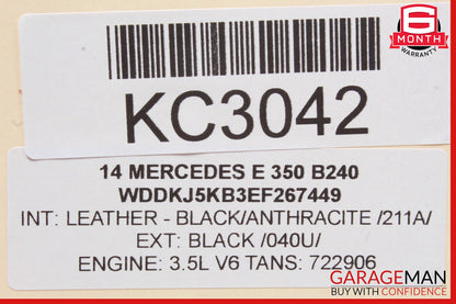 08-20 Mercedes W207 E350 Headlight Fog Light Switch Control Module OEM