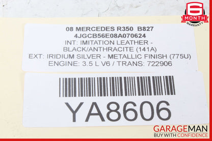 06-13 Mercedes W251 R350 GL450 ML550 Front Right Door Lock Latch Actuator OEM