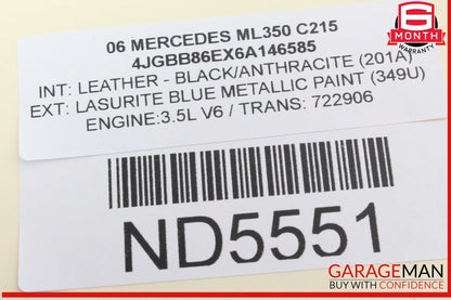 03-09 Mercedes W164 ML350 R500 E320 Air Vacuum Pump Box 0008002548 OEM