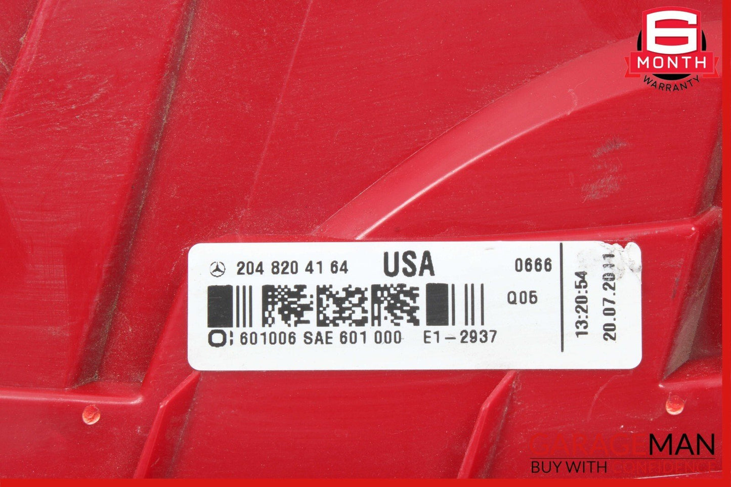 12-14 Mercedes W204 C350 C300 Rear Right Side Taillight Tail Light Lamp OEM