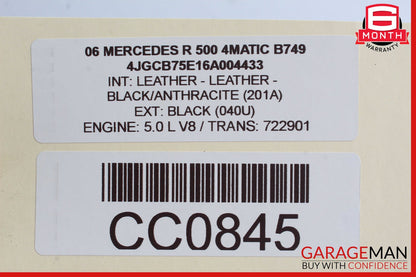 06-13 Mercedes W251 R350 R550 Front Right Side Axle CV Drive Shaft Driveshaft