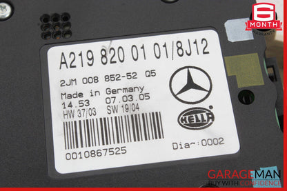 06-11 Mercedes W219 CLS500 Front Overhead Dome Light Sunroof Switch Beige OEM