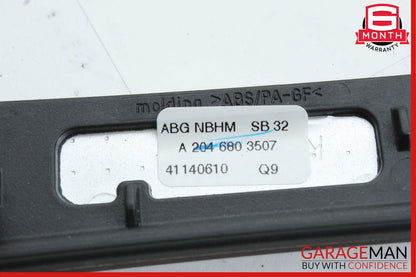 08-14 Mercedes W204 C280 C300 A/C Climate Control Switch Trim Bezel Cover Wood