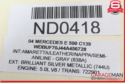 03-11 Mercedes W211 E500 SL500 Rear Right Side Upper Lateral Control Arm OEM