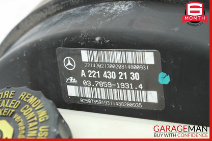 07-09 Mercedes W216 CL550 S550 Power Brake Booster Master Cylinder Reservoir OEM