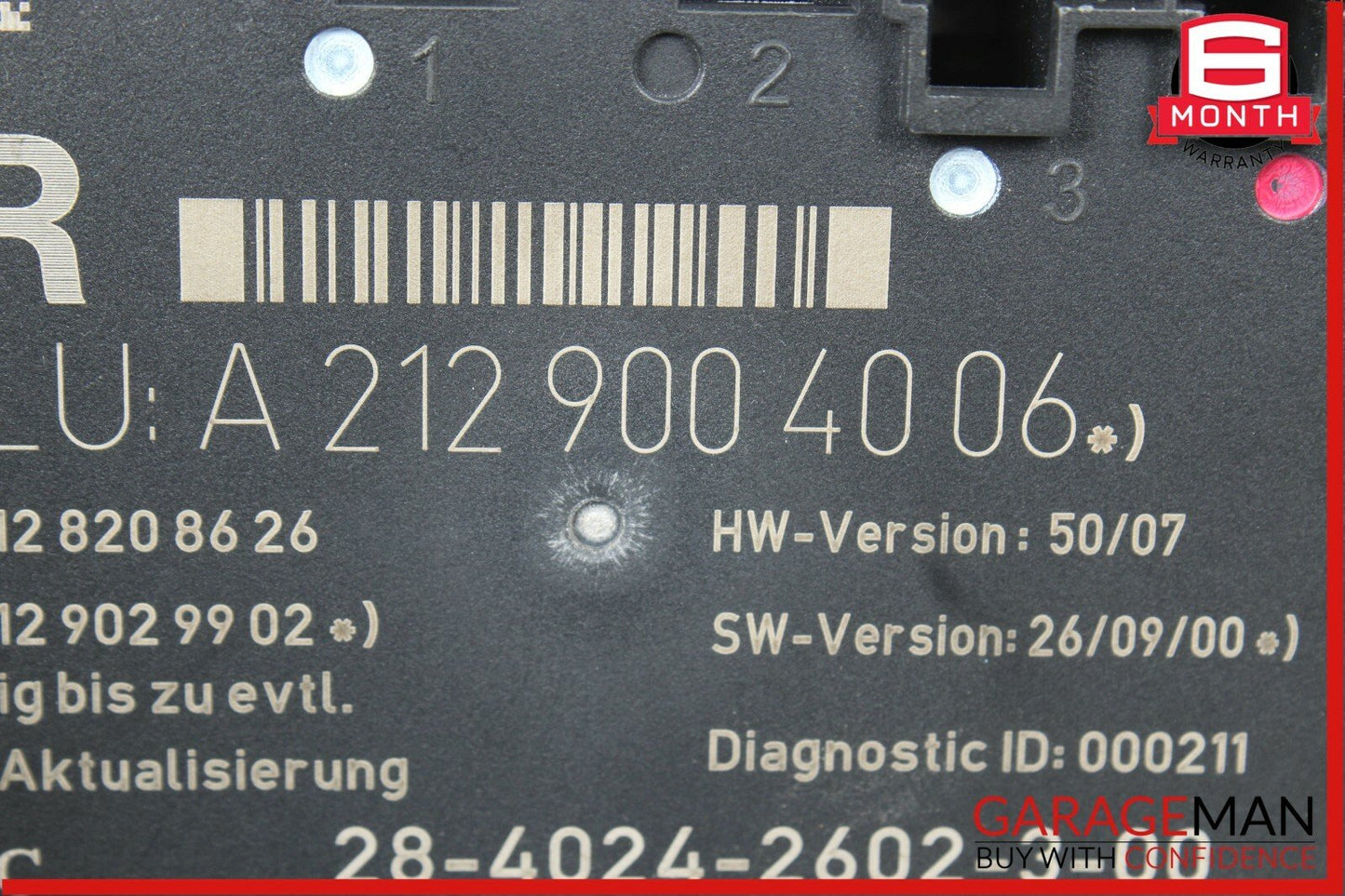08-14 Mercedes W204 C250 C300 Sedan Rear Right Side Door Controller Module Unit