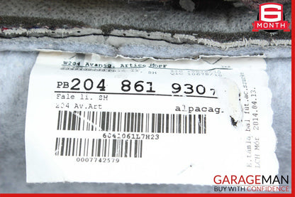 08-14 Mercedes W204 C300 C250 Front Right Side Top Upper Seat Cushion Gray OEM