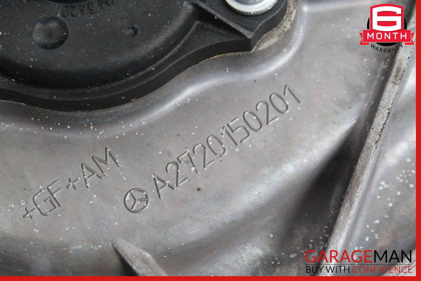 05-13 Mercedes W221 S400 E550 Front Left Side Engine Timing Chain Cover Plate