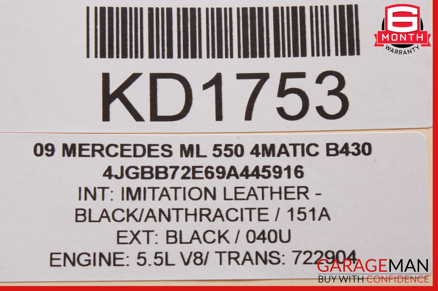 06-13 Mercedes W164 ML550 GL450 GL350 GLK350 Power Inverter Module Unit OEM