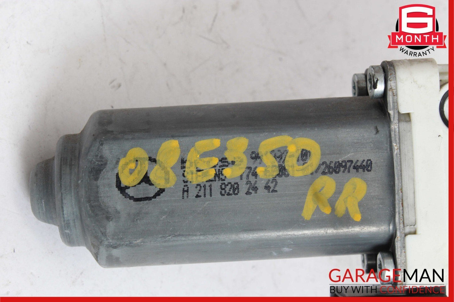 03-09 Mercedes W211 E500 E350 E63 AMG Rear Right Door Window Regulator Motor OEM
