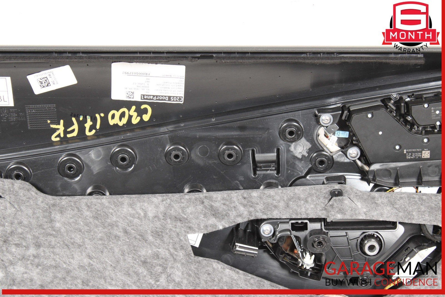 17-21 Mercedes W205 C300 C63 AMG Coupe Front Right Side Interior Door Panel OEM