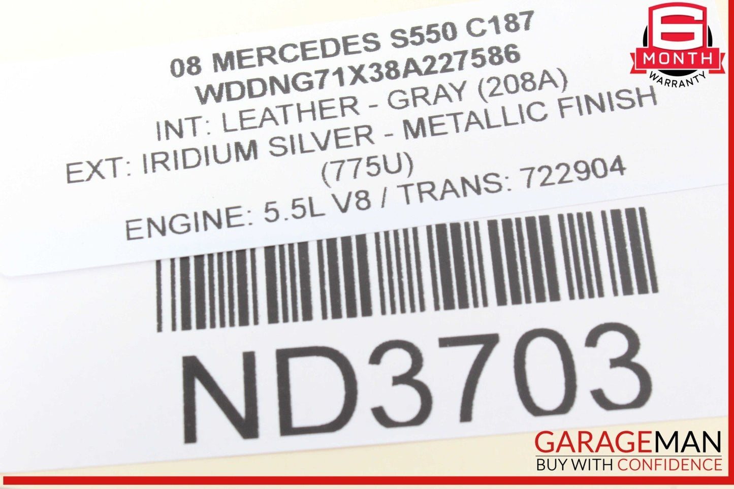 07-13 Mercedes W221 S550 S63 Front Left Driver Side Under Seat Control Unit OEM