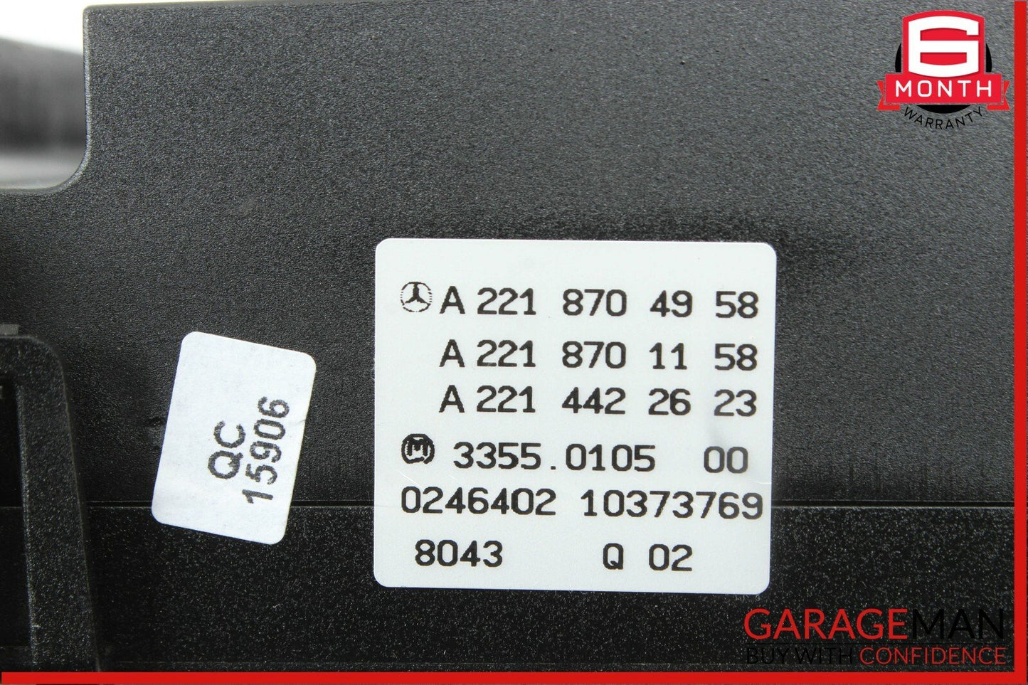 07-13 Mercedes W216 CL600 S550 A/C AC Heater Climate Control Switch Module OEM