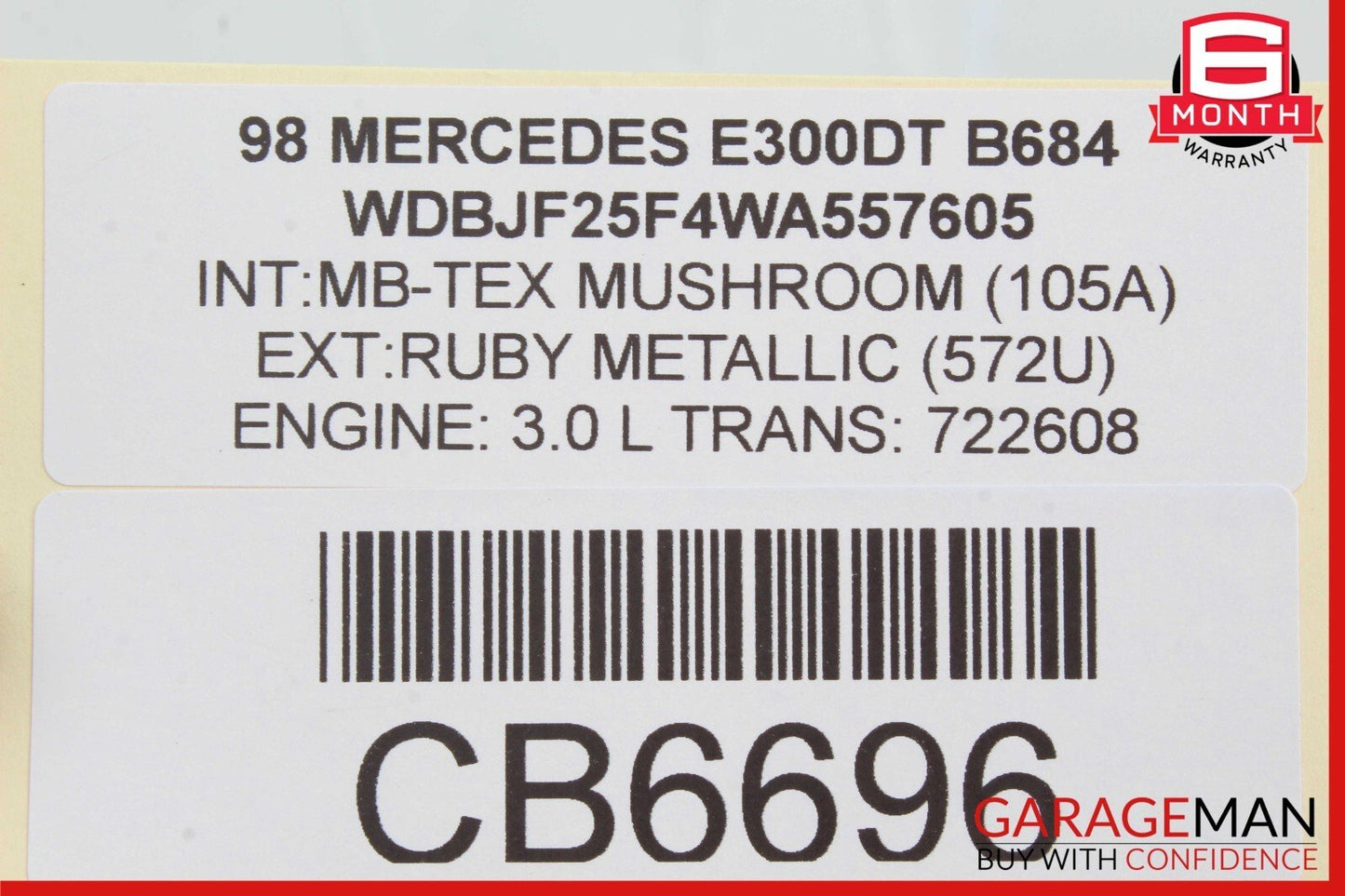 96-02 Mercedes W210 E320 E430 E300 Rear Right / Left Lower Forward Control Arm