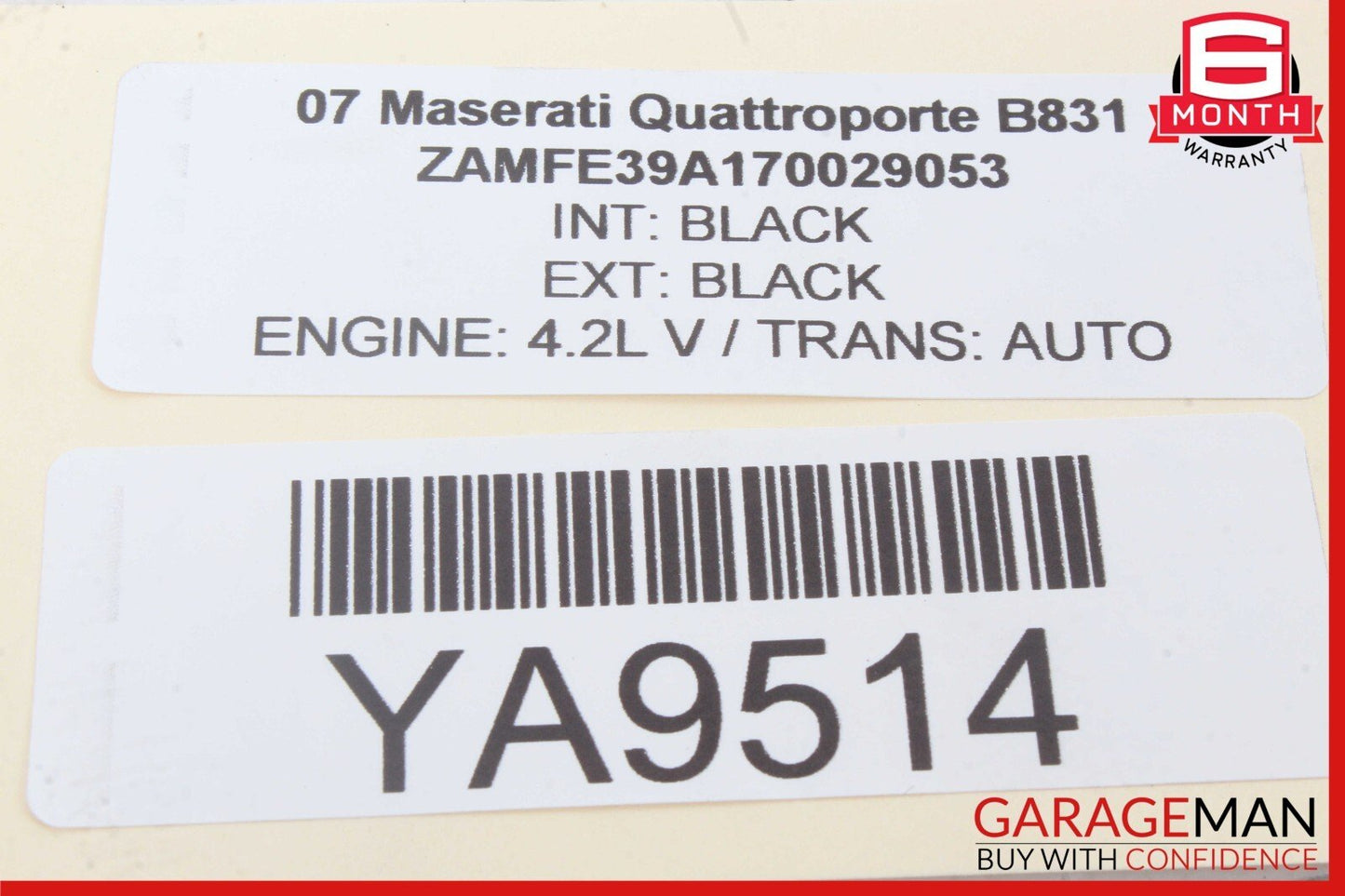 03-19 Maserati Quattroporte M139 Interior Overhead Dome Light Lamp OEM