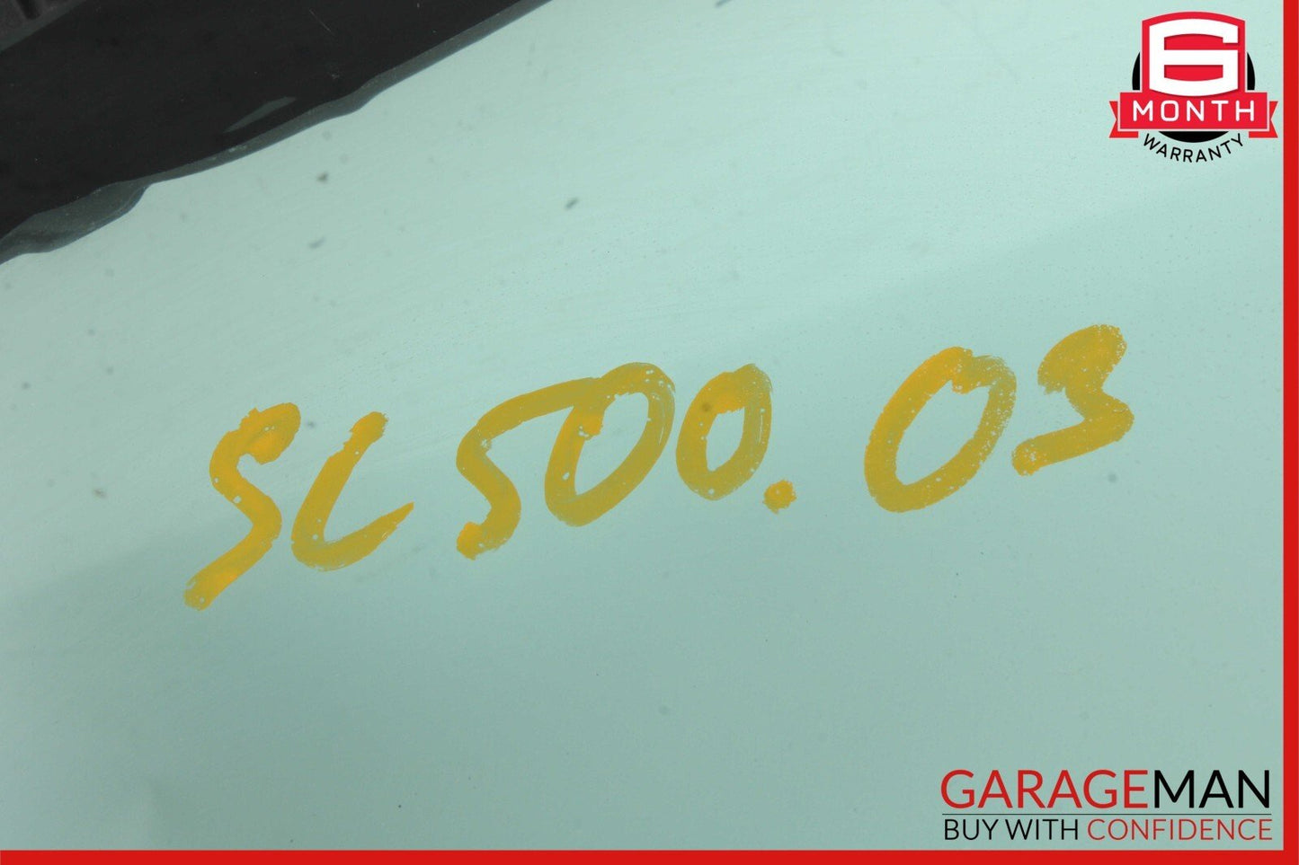 03-12 Mercedes R230 SL500 SL550 SL55 AMG Rear Left Side Quarter Window Glass OEM