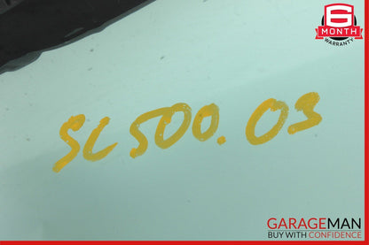 03-12 Mercedes R230 SL500 SL550 SL55 AMG Rear Left Side Quarter Window Glass OEM