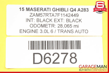 14-17 Maserati Ghibli Dash Headlight Head Light Lamp Control Switch 670019822