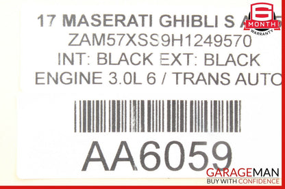 14-17 Maserati Ghibli Dash Dashboard Instrument Panel Analog Clock 670021647