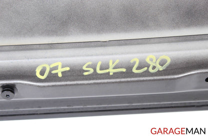 05-11 Mercedes R171 SLK280 Convertible Hard Top Roof Folding Panel Black OEM