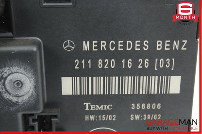 03-06 Mercedes W211 E500 E55 AMG Rear Right Side Door Controller Module Unit OEM