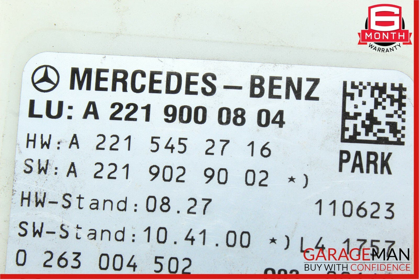 10-13 Mercedes W221 S550 S400 Park Assist Parktronic Sensor Module Control OEM