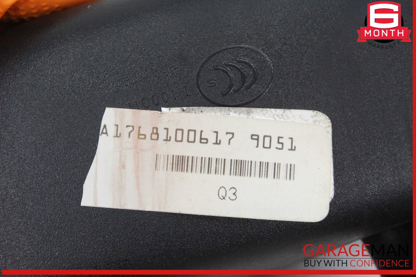 14-19 Mercedes W117 CLA250 Front Interior Top Upper Rear View Mirror Black OEM
