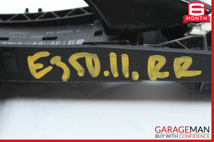 10-13 Mercedes W212 E350 Rear Right Side Exterior Door Handle Black OEM