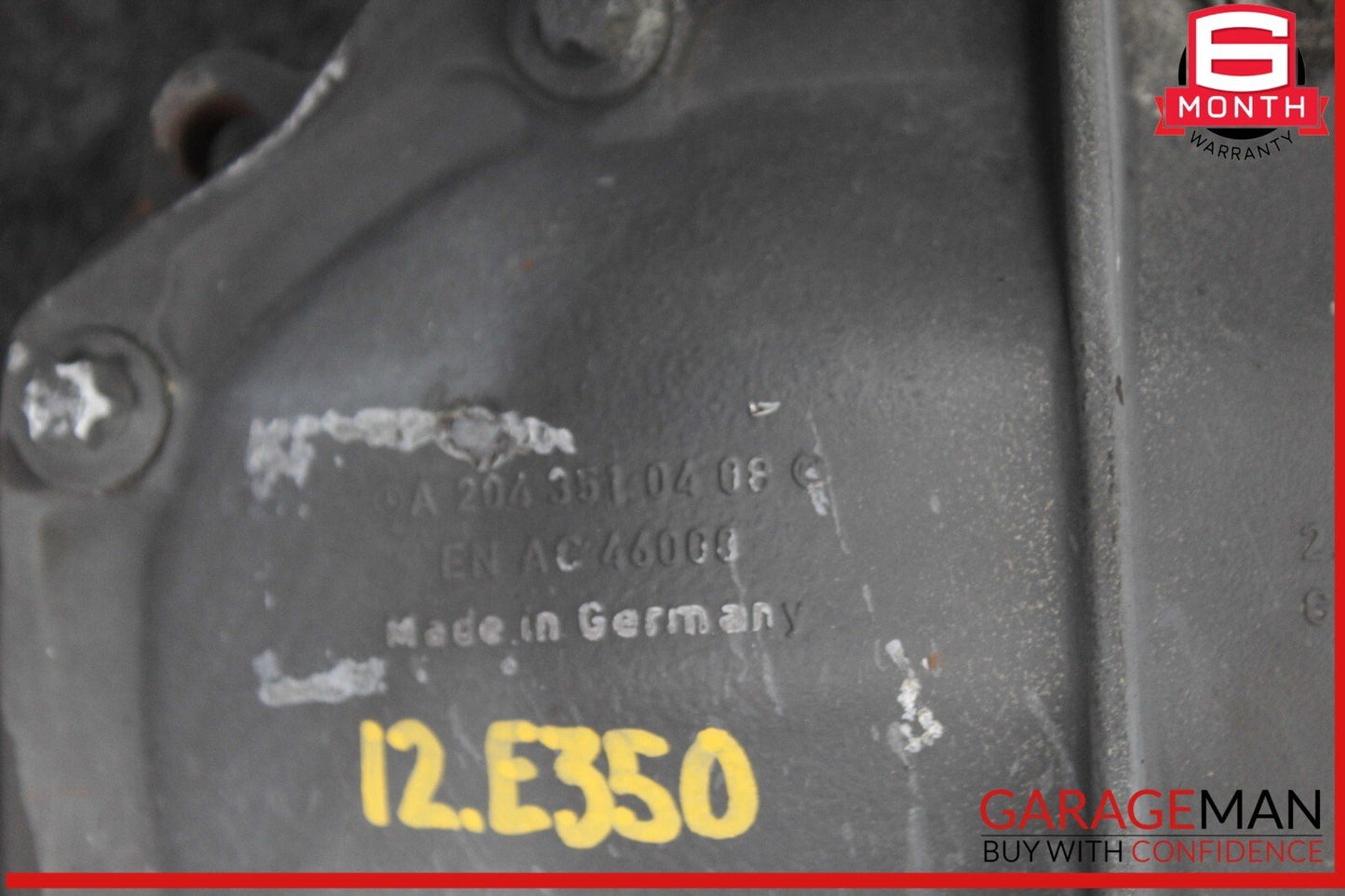 08-16 Mercedes W212 E350 C250 Rear Diff Differential Axle Carrier RWD OEM