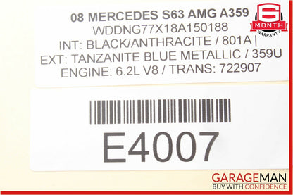 07-09 Mercedes W216 CL550 S63 AMG Sirius Satellite Radio Module Receiver OEM