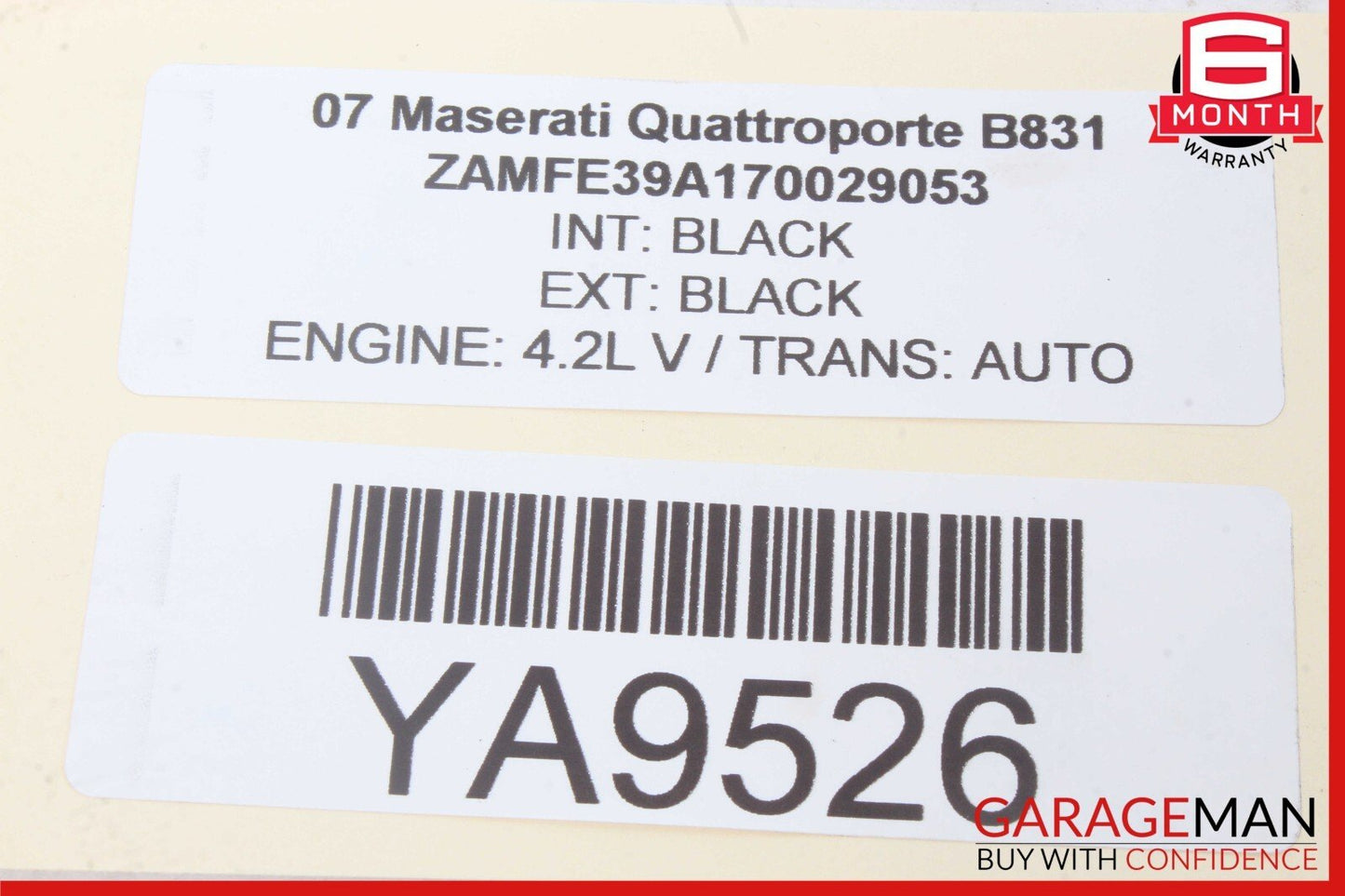 03-08 Maserati Quattroporte M139 Overhead Console Switch 69149300 OEM