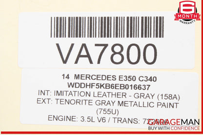 08-16 Mercedes W212 E350 Front Left Driver Side Door Window Regulator Motor OEM