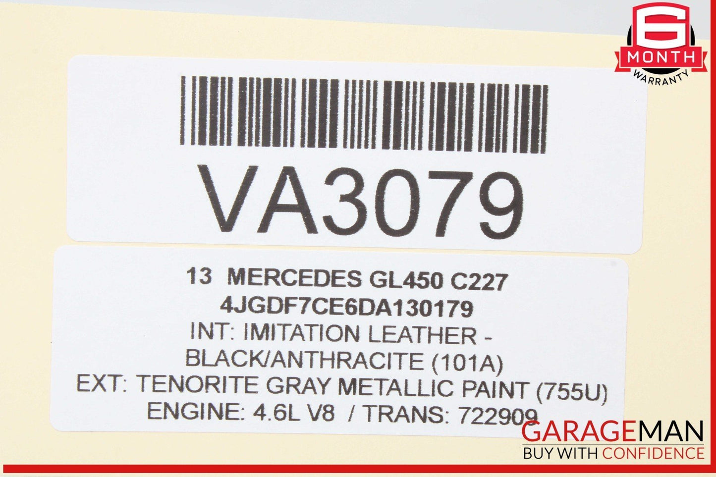 12-19 Mercedes X166 GL450 ML350 Rear Right or Left Side CV Axle Half Shaft OEM