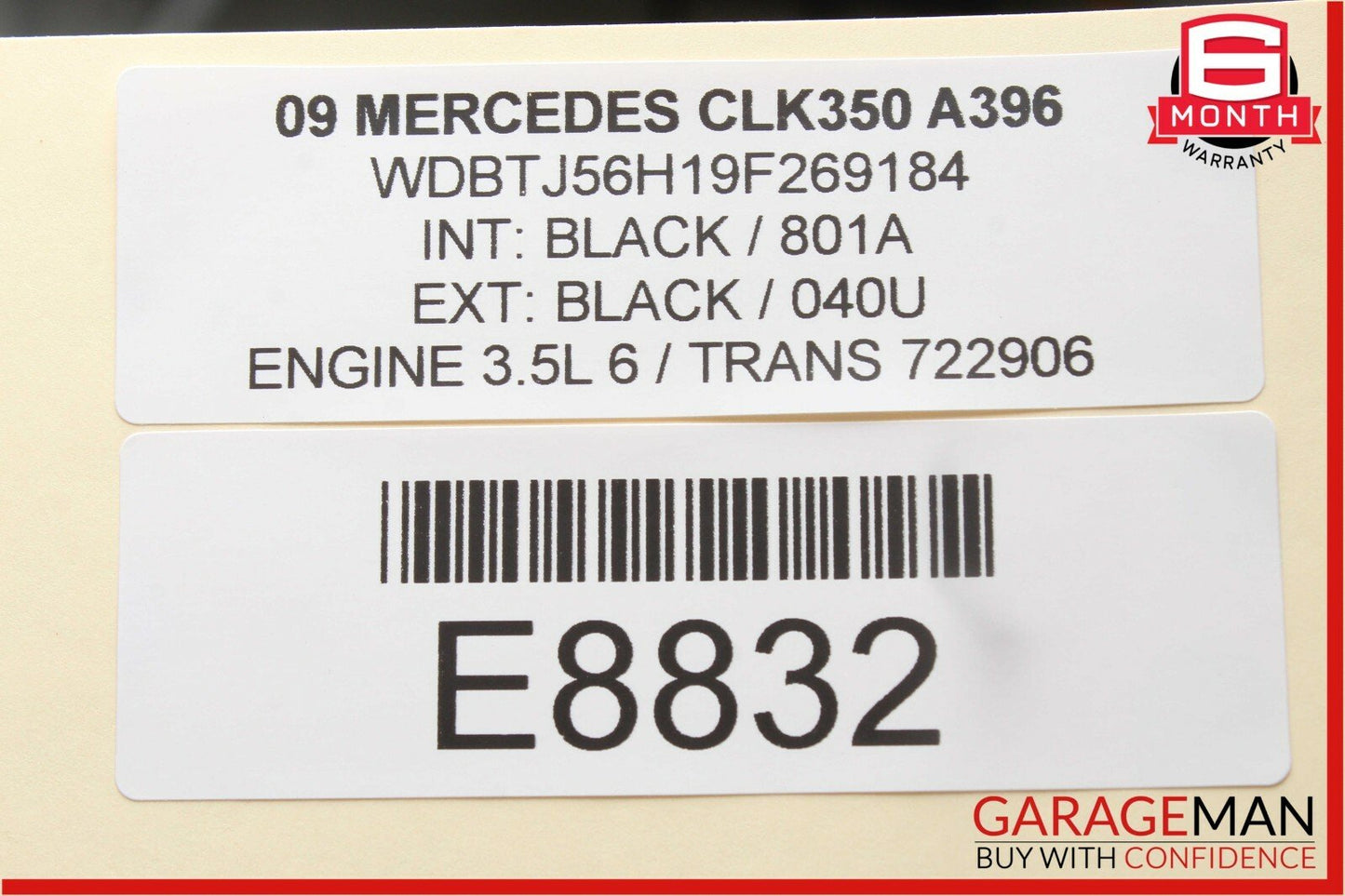03-08 Mercedes W211 SL500 CLK350 Sirius Satellite Radio Receiver 1698270162 OEM
