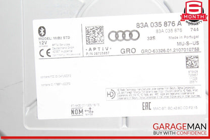 19-24 Audi Q3 A3 Audio Radio SD CD Player Multimedia Receiver 83A035876A OEM